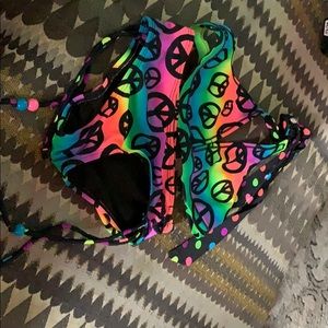 Girls reversible bikini top and bottoms